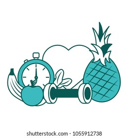 healthy lifestyle sport fresh food fruits