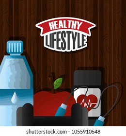 healthy lifestyle sport gym food