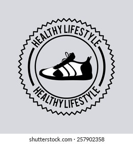 Healthy lifestyle, vector illustration