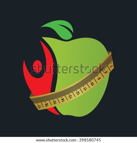 healthy lifestyle vector illustration