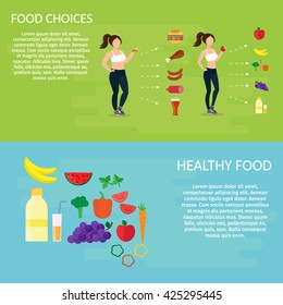 Healthy lifestyle vector set and fitness different sports