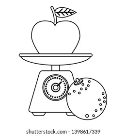 Healthy lifestyle and weight loss in black and white