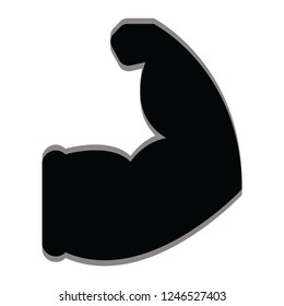 Healthy lifestyle,strong icon for web and print 
