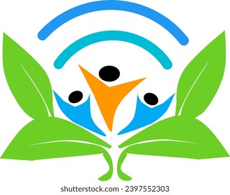 healthy living logo, reforestation logo, healthy family logo, reforestation logo for the future