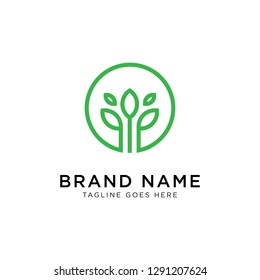 Healthy Logo Design Inspiration, Vector Illustration