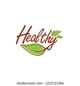 Healthy Logo Design Vector