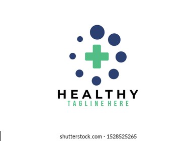 healthy logo icon vector isolated