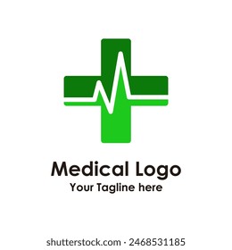 Healthy logo minimal design vector