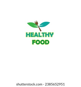 Logotipo sano o logotipo orgánico o logotipo plano
