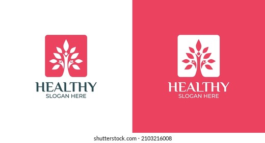 healthy logo set for body health