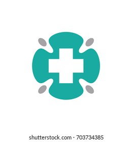 Health Care Blue Logo Vector Stock Vector (Royalty Free) 1312466801