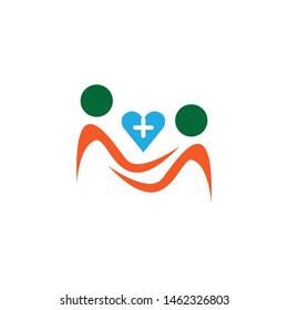 Healthy logo template vector icon design