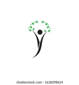 Healthy logo template vector icon design