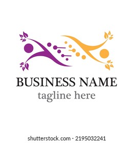 Healthy logo template vector icon design