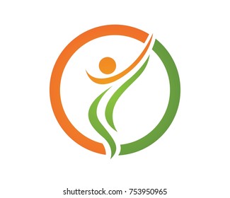 Healthy logos symbols