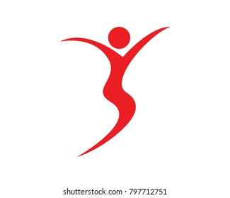 Healthy logos and symbols template
