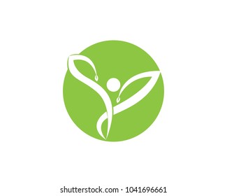 Healthy logos symbols vector