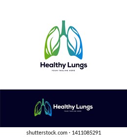 healthy lungs logo designs template, respiratory system logo designs, medical logo template,