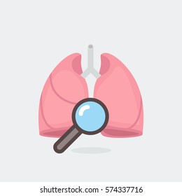 Healthy Lungs vector illustration