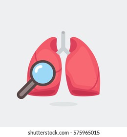 Healthy Lungs vector illustration