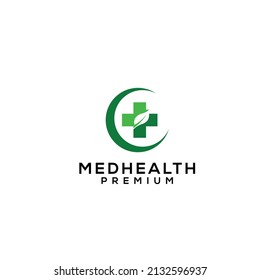 healthy medical logo vector icon illustration design Premium Vector