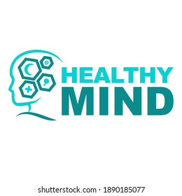 Healthy Mind Logo Design Vector Stock Vector (Royalty Free) 1890185077