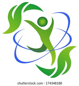 Healthy and natural life symbol