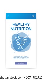 HEALTHY NUTRITION INFOGRAPHIC