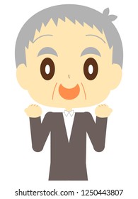 A healthy old man