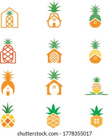 Healthy Organic eco vegetarian food Logo design vector template.
