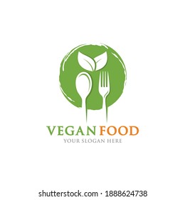 Healthy Organic Eco Vegetarian Food Logo Design Vector Template. Ecology Health Eco Organic Logo Fresh From Farm Vegetables Logotype Concept Icon.
