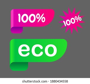 Healthy organic food label. Vector hand drawn illustration. Eco concept