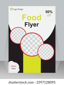 Healthy Organic Food Menu Flyer Design