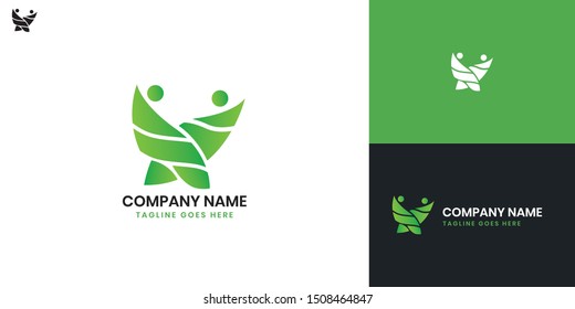 Healthy p logo - All elements on this template are editable with vector software, suitable for Health Business / Industry.