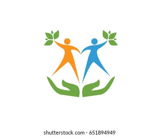 Healthy People Care Logo