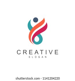 healthy people logo design