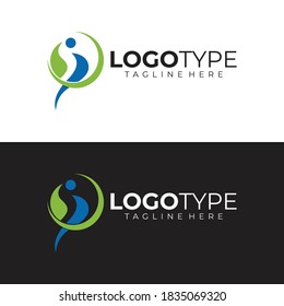 healthy people logo icon vector isolated