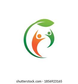 Healthy people logo sign illustration vector design