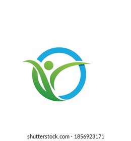 Healthy people logo sign illustration vector design