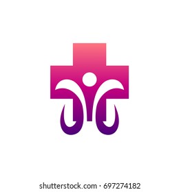 healthy people logo template
