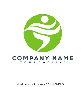 Healthy People Wellness Vector Graphic Download Template Modern