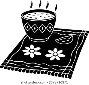 Healthy Ramadan Iftar Plate with Dates and Tea
