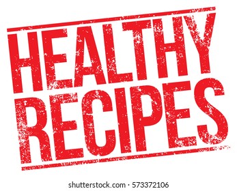 Healthy Recipes stamp
