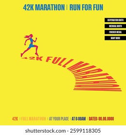 Healthy running marathon athletes sprinting badges illustration collection.