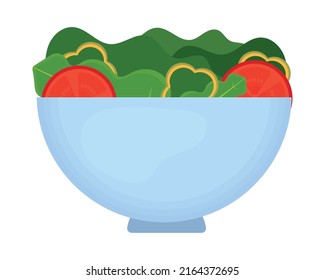 healthy salad bowl icon on white background