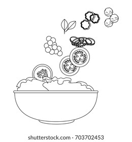 healthy salad icon