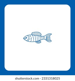 Healthy sea food logo template. perfect for any business and restaurants.