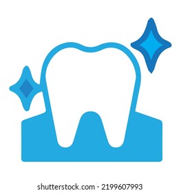 dientes o cavidades sanos que brillan