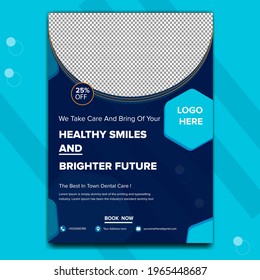 Healthy Smiles And Brighter Future Dental Flyer Template