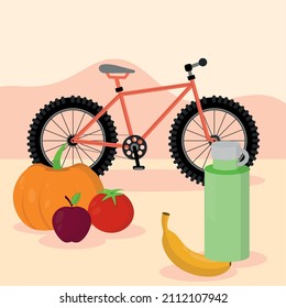 healthy sport and food lifestyle